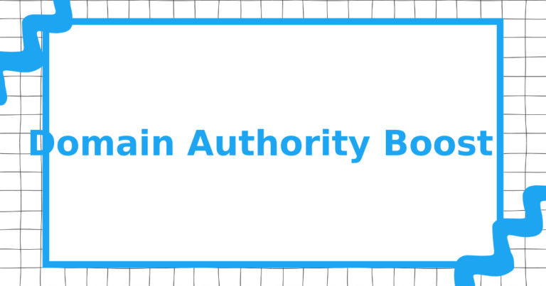 Domain Authority Boost