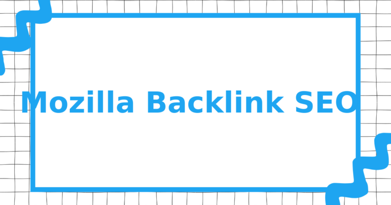 Mozilla Backlink SEO