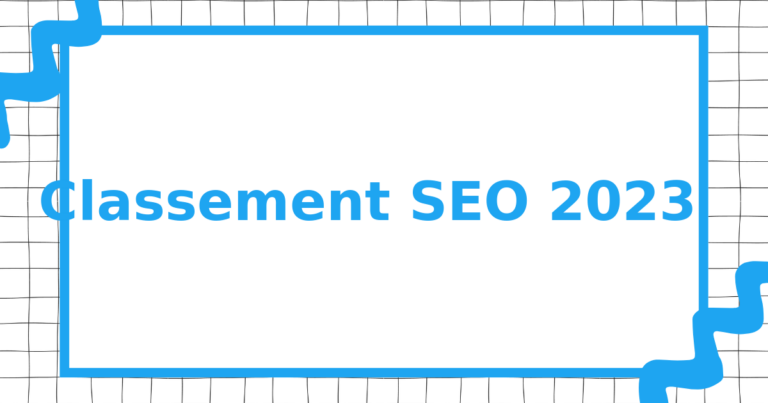 Classement SEO 2023